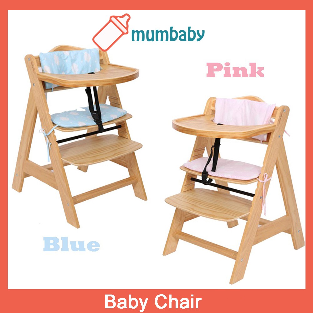 MB Baby Wooden Height and Adjustable Dining Chair Shopee Malaysia