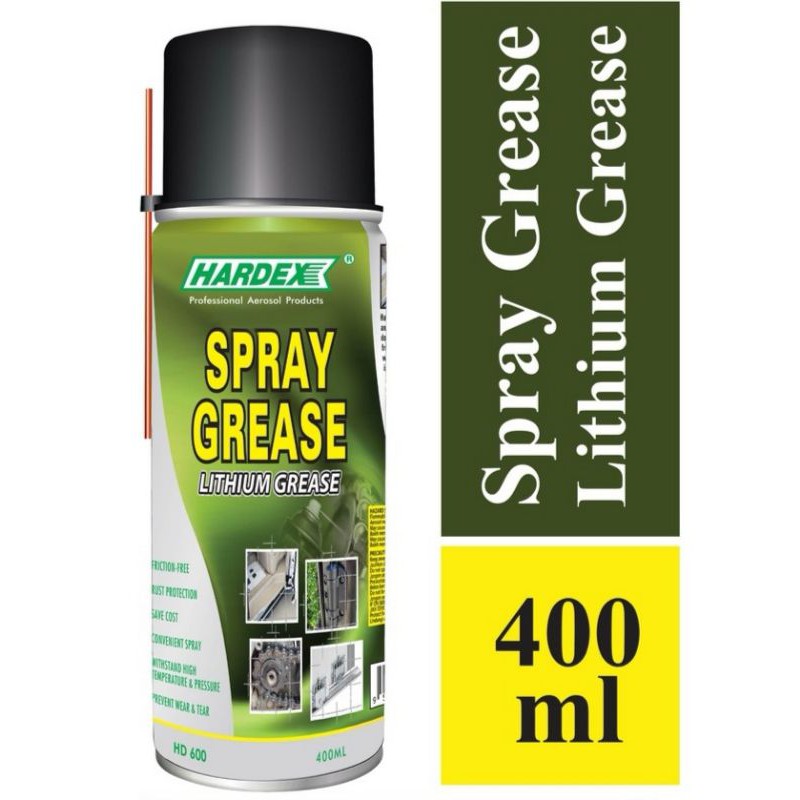 Original HARDEX Spray Grease Lithium Grease 400ml HD600 Shopee Malaysia