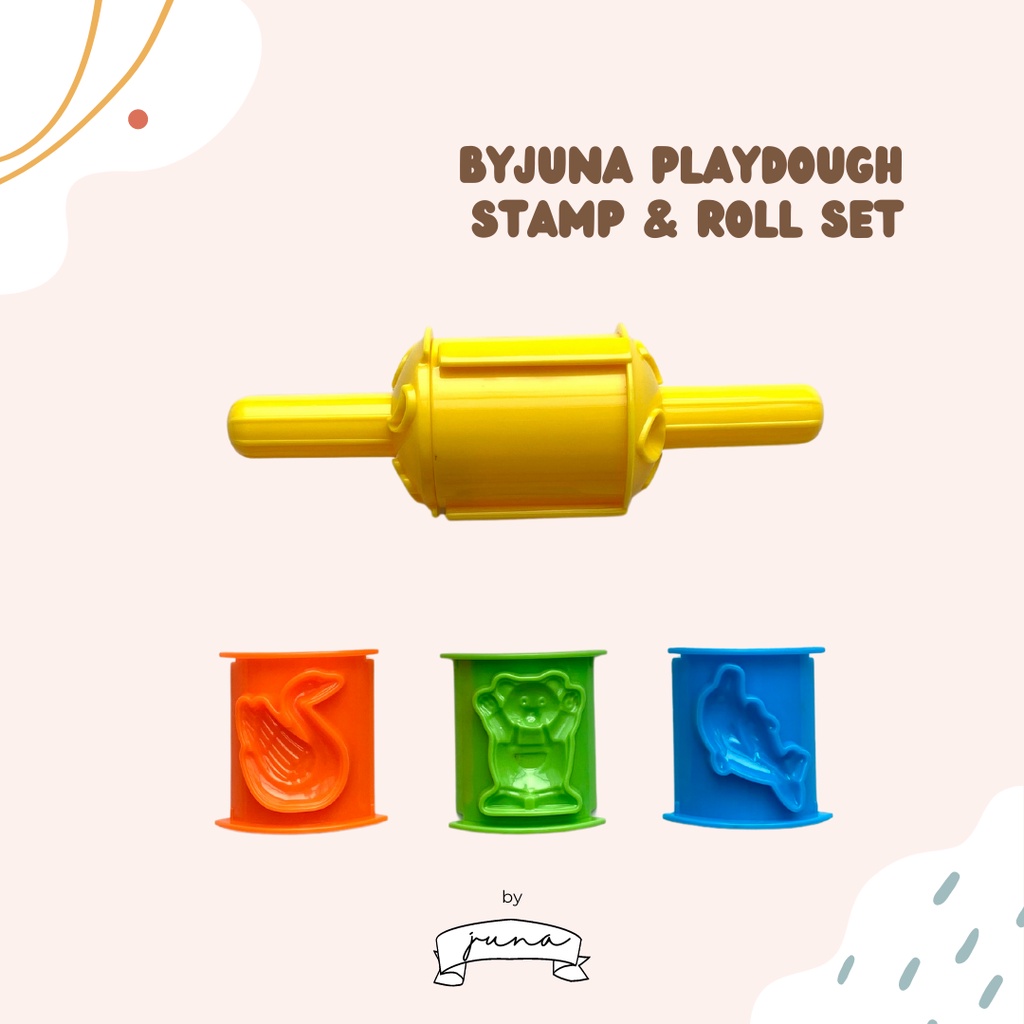 byJuna Playdough Stamp & Roller Set Fine Motor / Fun / Playdough Tool