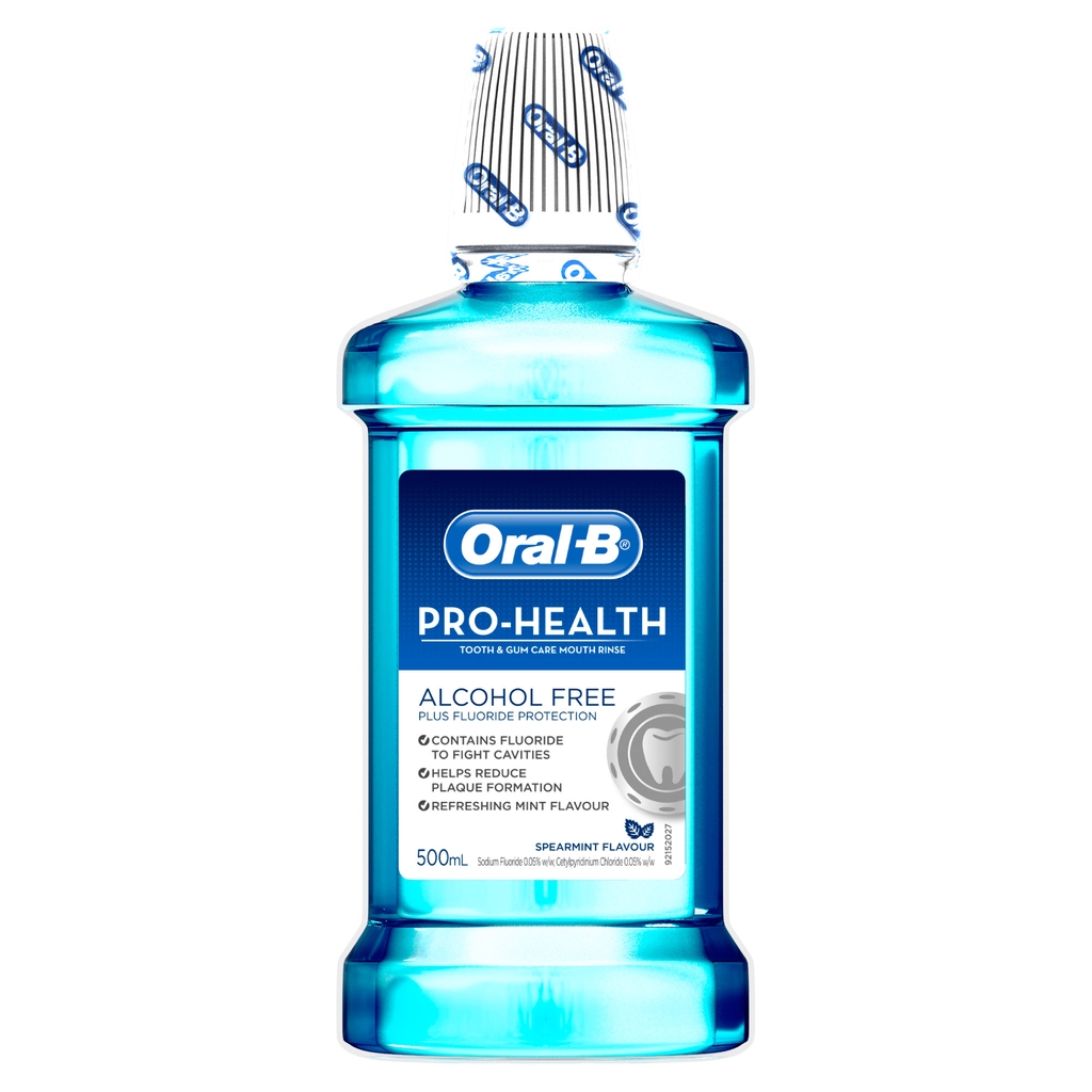 OralB ProHealth Tooth & Gum Care Mouth Rinse Spearmint Flavour (500ml