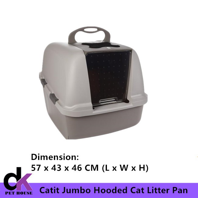 Catit Jumbo Hooded Cat Litter Pan / Litter Box Shopee Malaysia