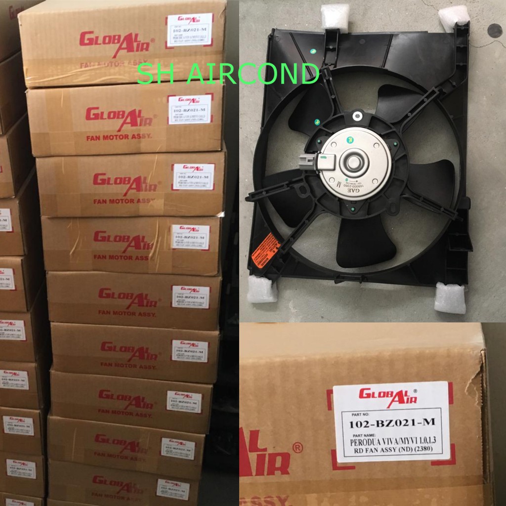 VIVA/MYVI OLD MODEL RADIATOR FAN MOTOR ASSY Shopee Malaysia