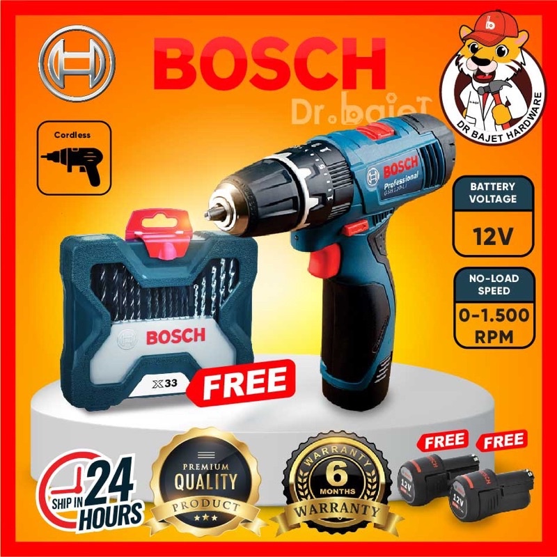 Bosch GSR120LI (GEN 2) Professional Cordless Drill/Driver (GSR120LI