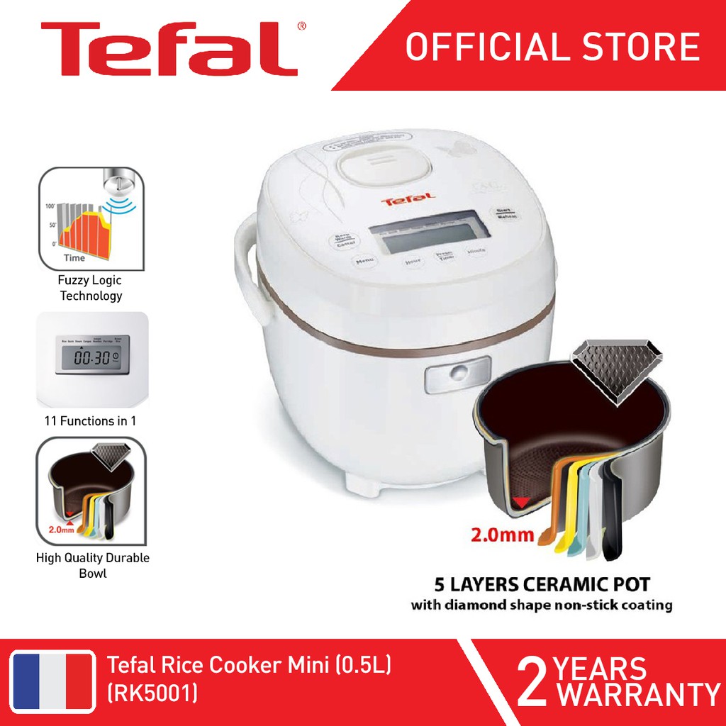 Tefal Rice Cooker Mini (0.7L) RK5001 Shopee Malaysia