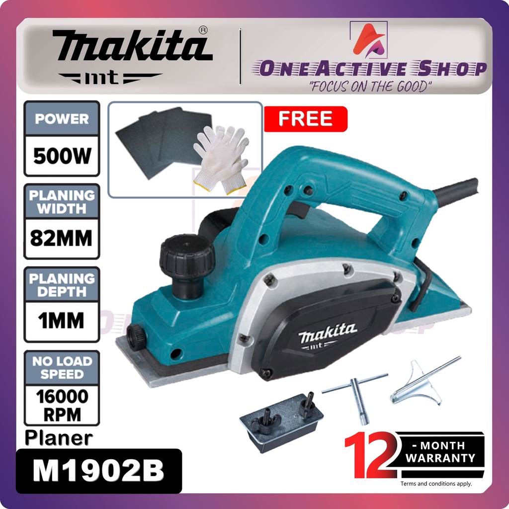 MAKITA Planer 580W M1902B 1 Year Warranty ( MAKITA WOOD PLANER MAKITA