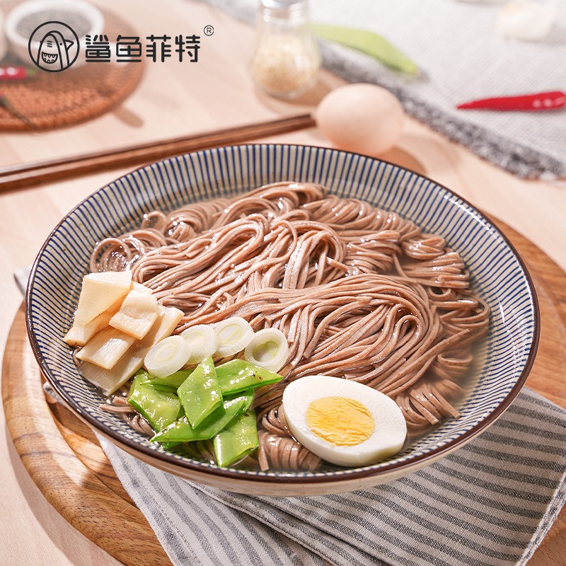 鲨鱼菲特 荞麦面 low glycemic index low fat buckwheat noodle BeeCost