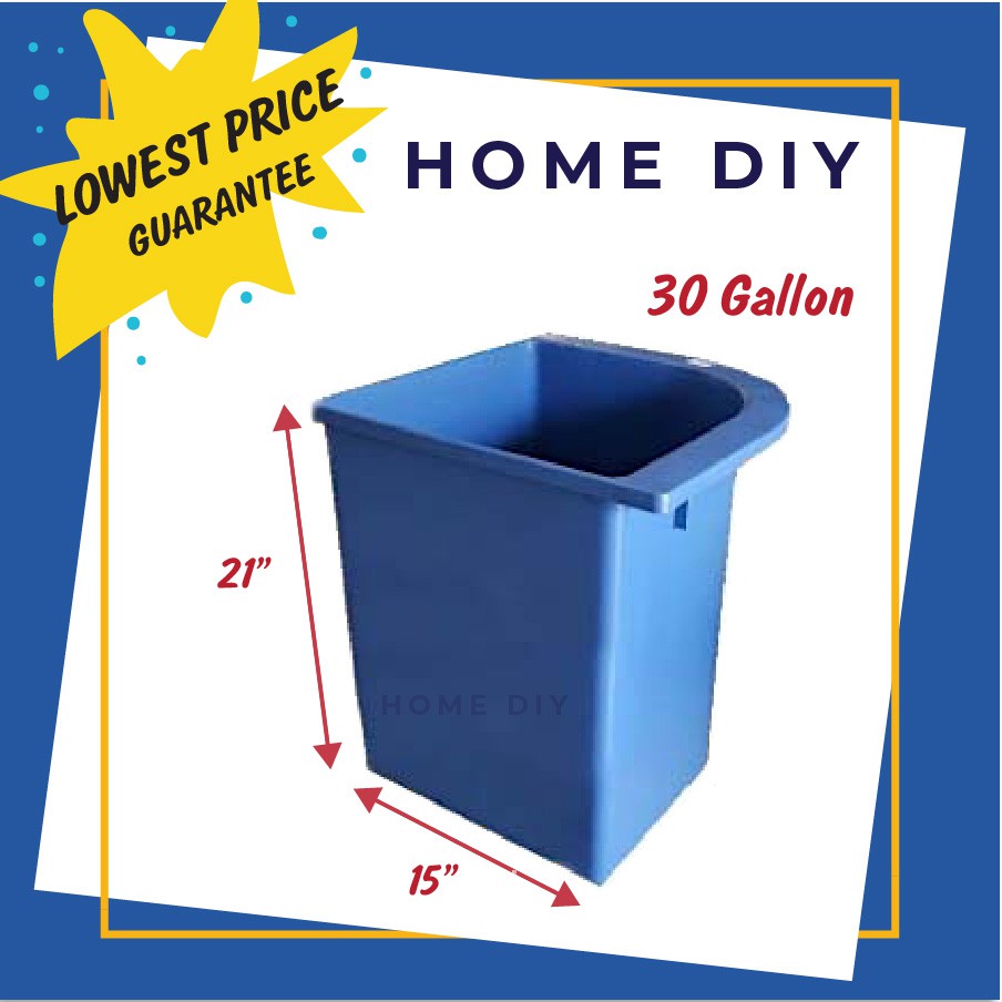 HOMEDIY 30 Gallon Water Tub Polymate Tank / Kolam Air 30 Gallon /Tangki