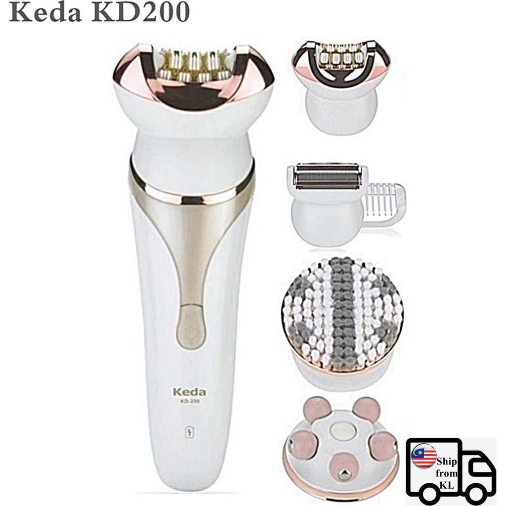 Women Hair Remover Epilator Hair Removal 4 in 1 Device Rechargeable Shopee Malaysia