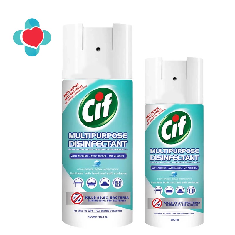 Cif Disinfectant Spray Ocean Breeze 200ml/400ml Shopee Malaysia