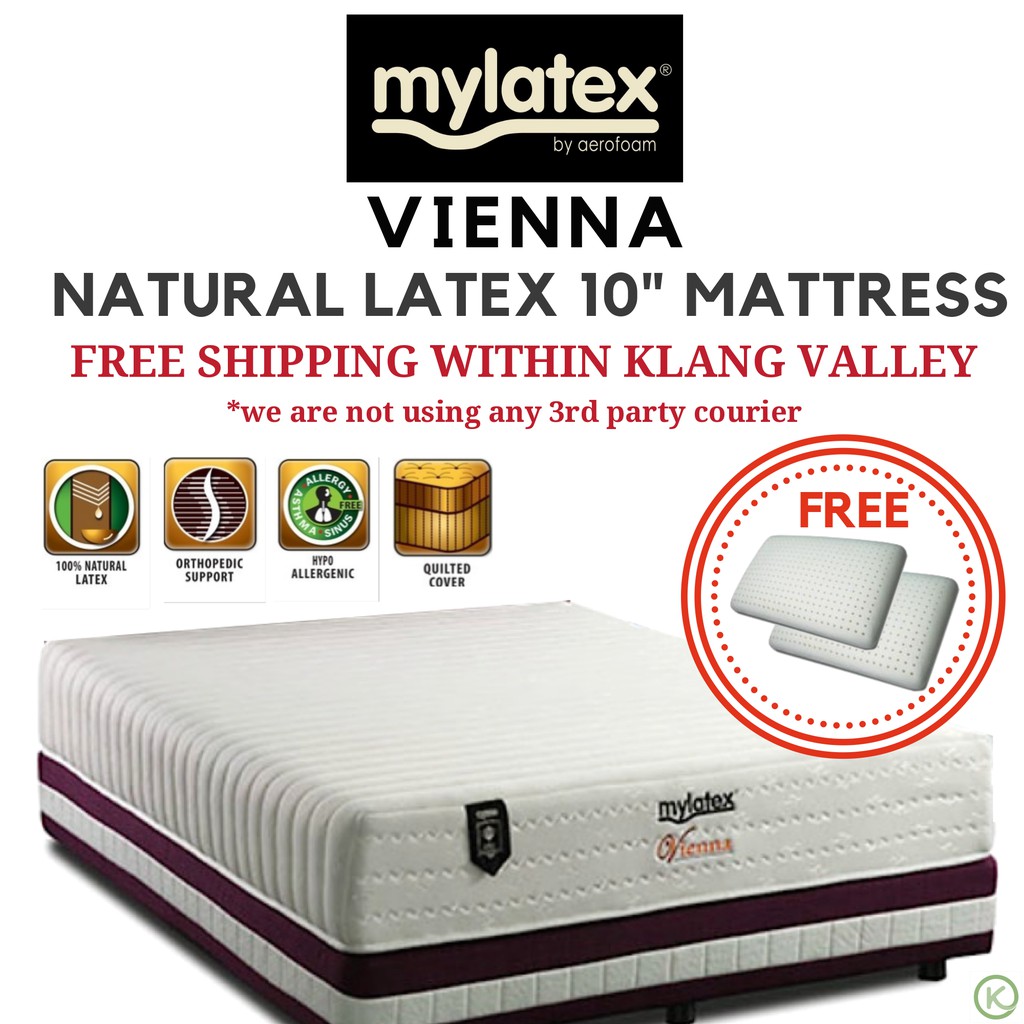 Best Deal 10" Natural Latex Orthopaedic Mattress, MyLatex Vienna