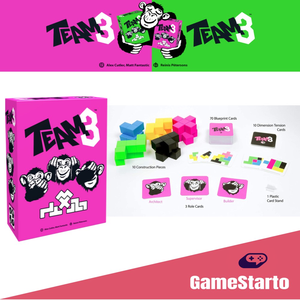Team3 Pink (Board Game) Shopee Malaysia