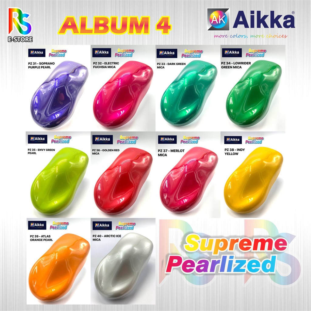 AIKKA Supreme Pearlized (Album 4) / Special Color 2020 / Warna Baru