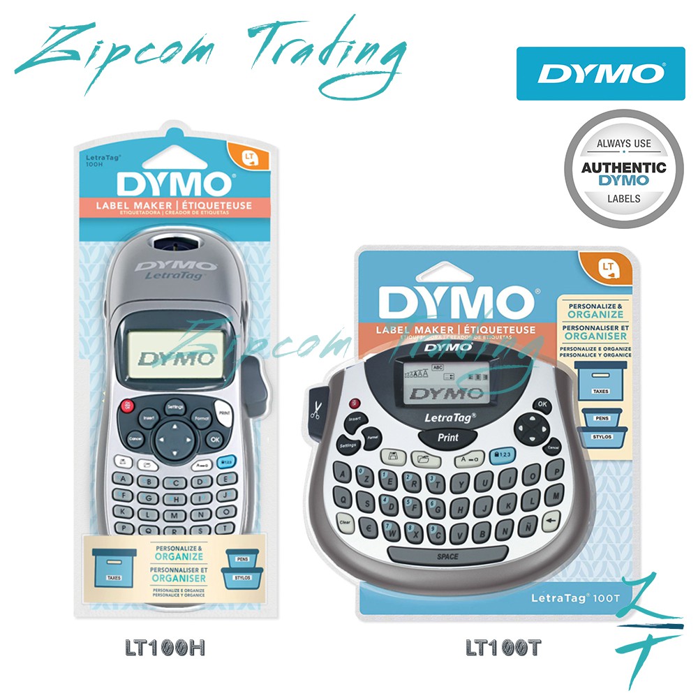 DYMO Letratag LT100H & LT100T Handheld Label Maker LT100H Sliver