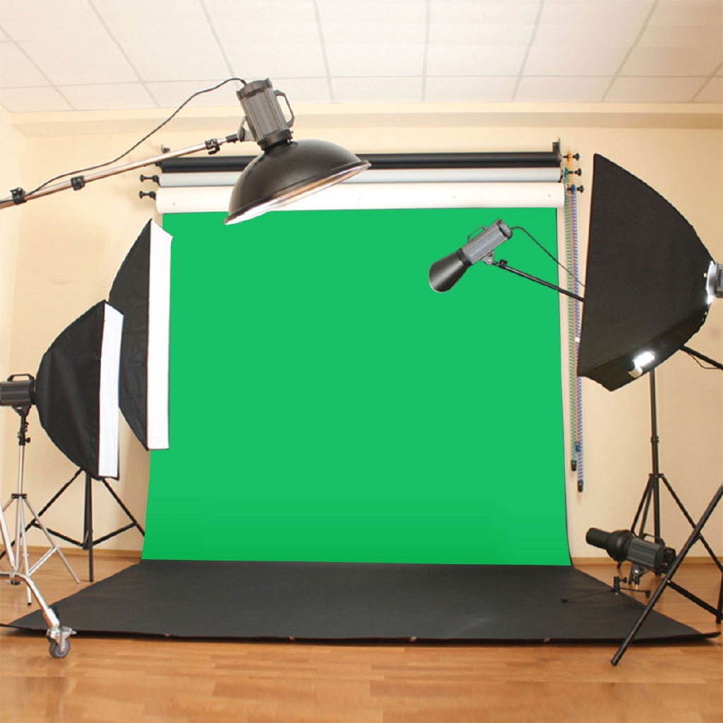 300x300CM/10X10ftChromakey Green Screen Muslin Green Cloth