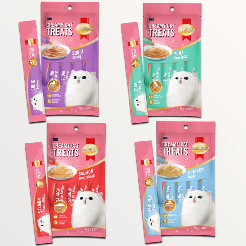Smart Heart Creamy Cat Treat 60G Shopee Malaysia