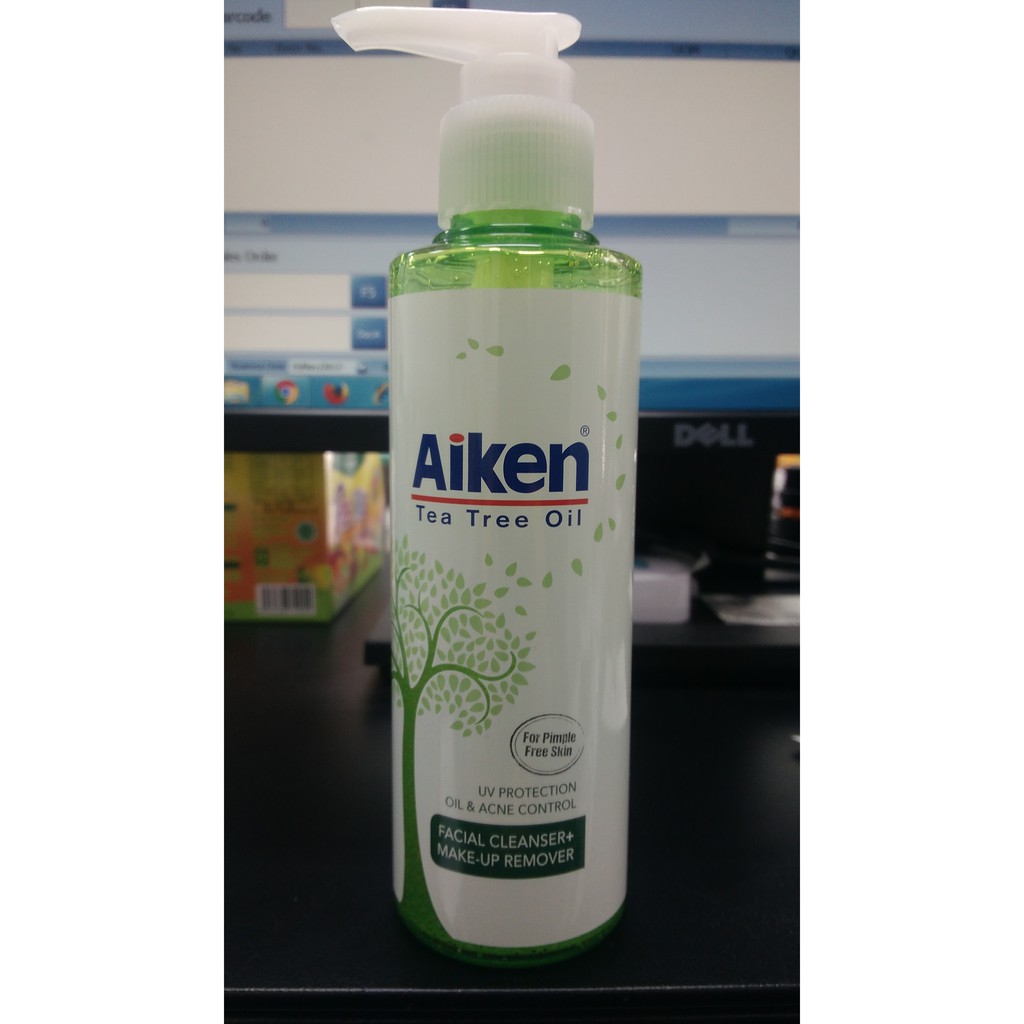 Aiken Tea Tree OIl Facial Cleanse + Make Up Remover 150ML Shopee Malaysia