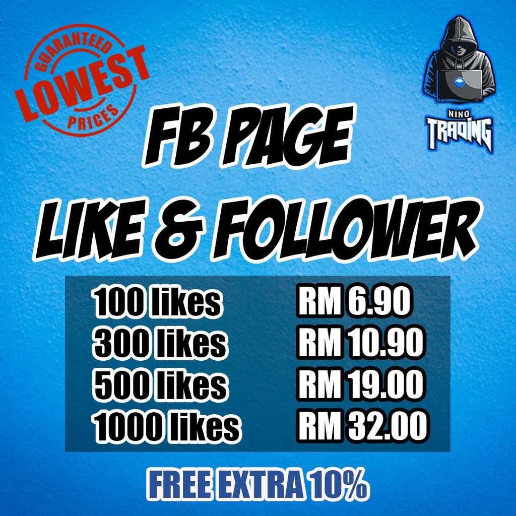 FB Page Like & Followers + FREE GIFT ( CHEAPEST IN MARKET