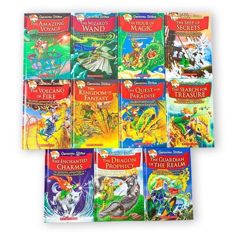(hardcover) Geronimo Stilton The Kingdom of Fantasy Series Full Colour