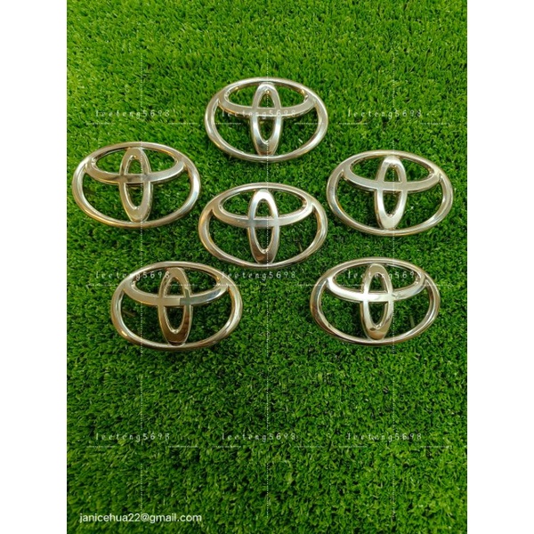 Toyota steering emblem logo (6.5cm x 4.5cm) Shopee Malaysia