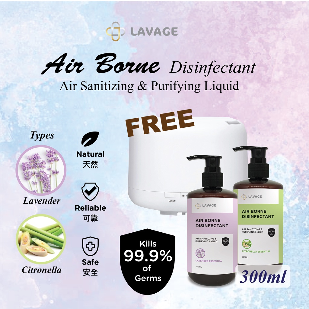 Lavage Airborne Essential Oil (Disinfectant), Air Sanitizing