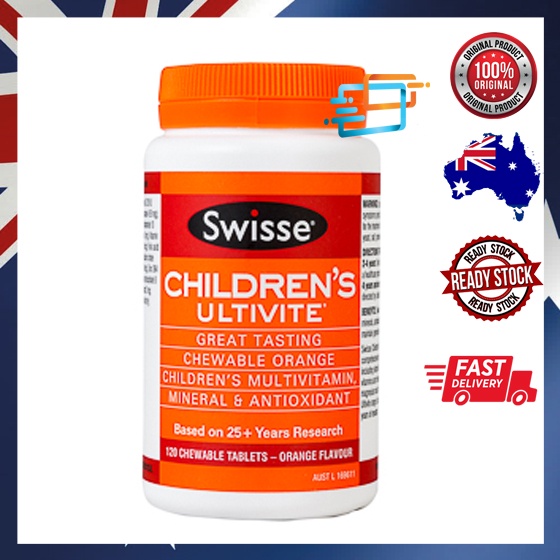 Swisse Children's Ultivite Multivitamin ( 120 Capsules ) ( Made In