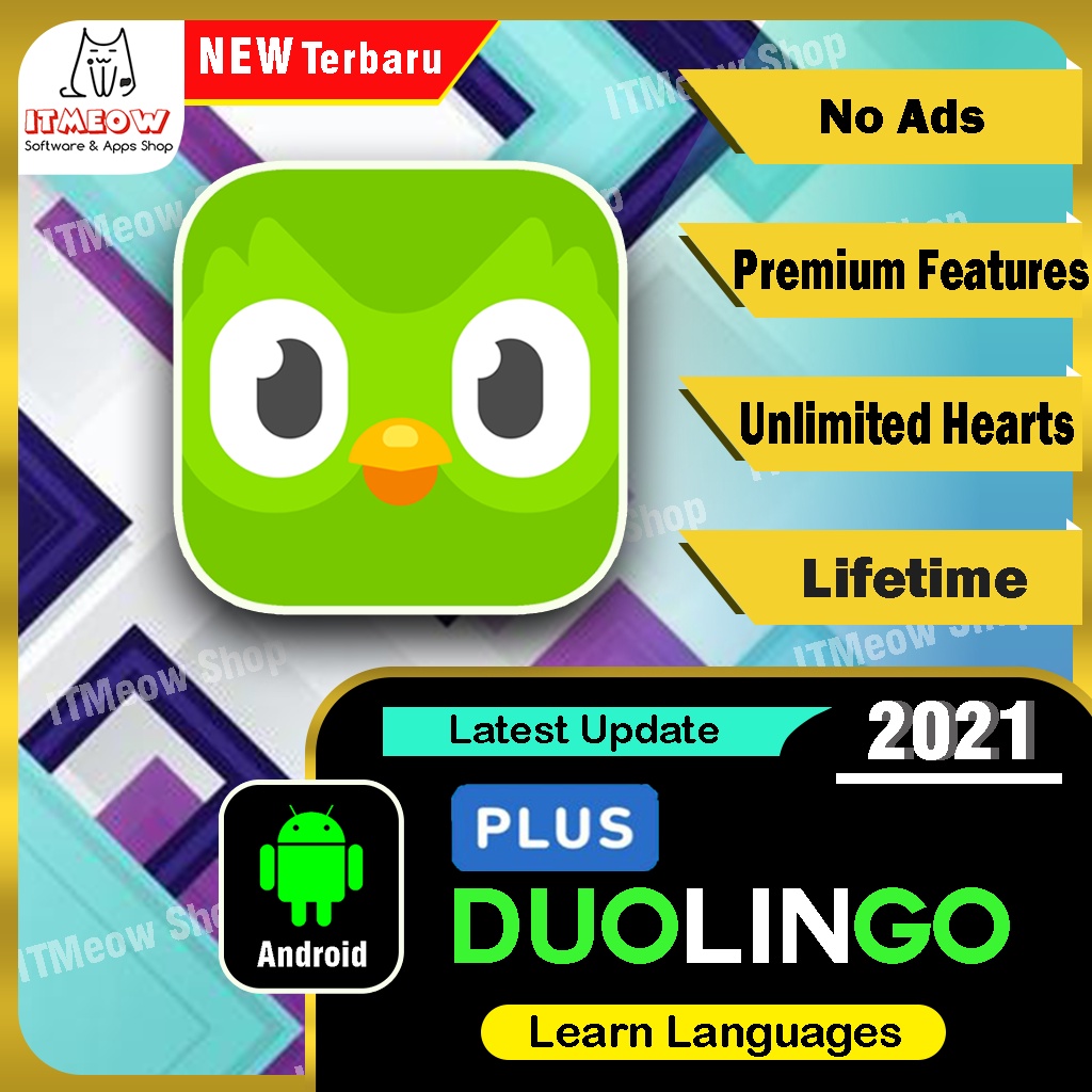 Duolingo Plus No Ads Full Unlock Premium Features Unlimited