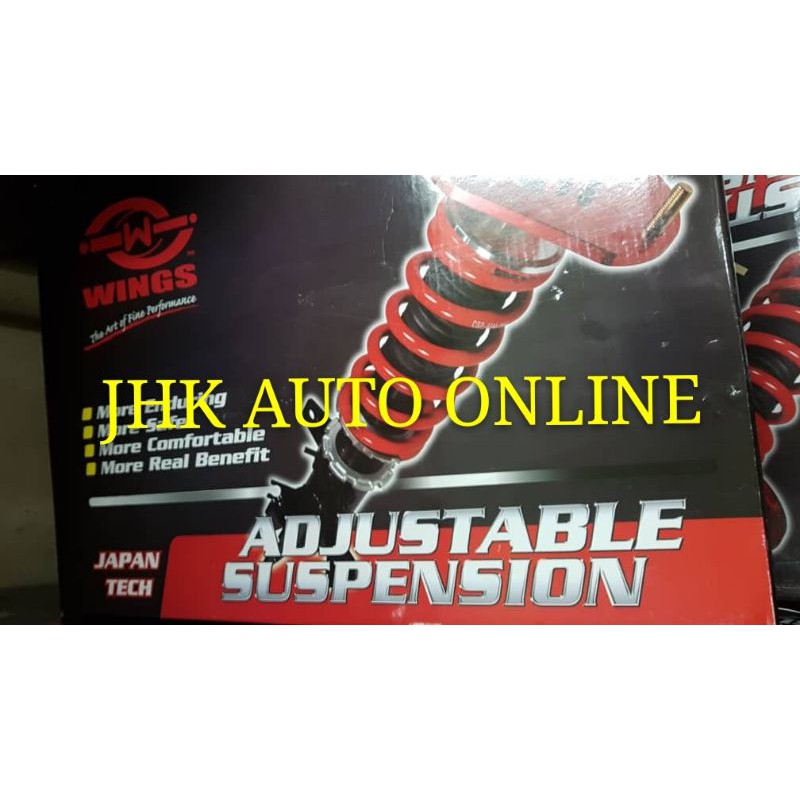 WINGS ABSORBER ADJUSTABLE (WIRA WAJA GEN2 PERSONA PUTRA SATRIA