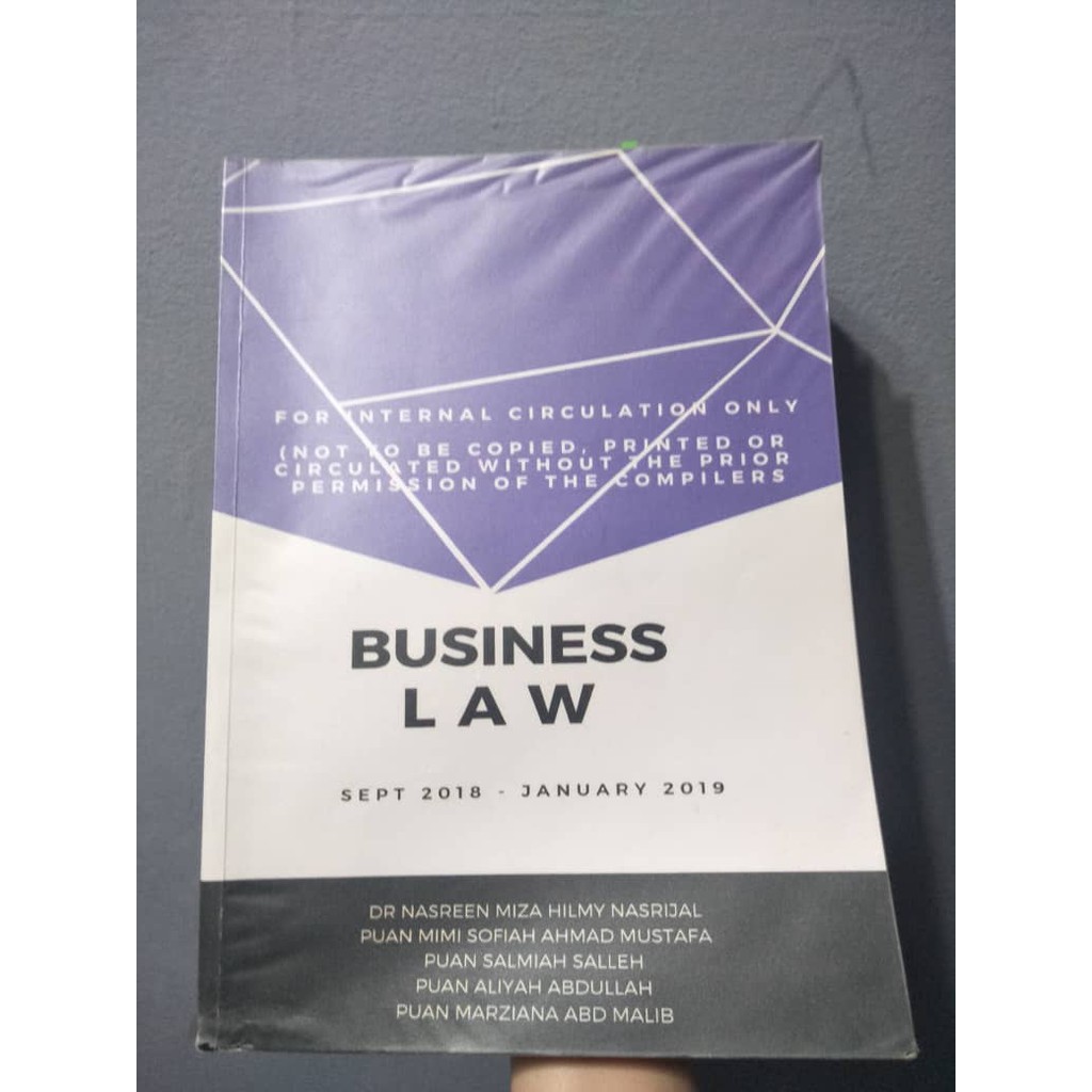 Business Law Book (UITM) Shopee Malaysia