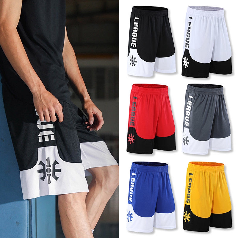 Men's quickdrying basketball shorts sports training fitness short