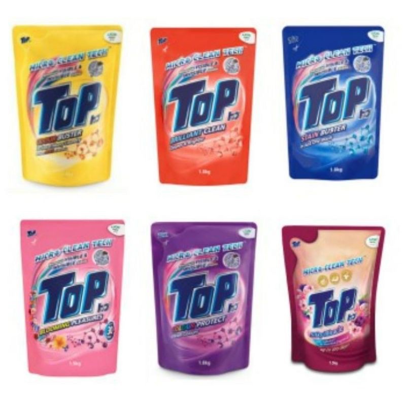SABUN TOP LIQUID LAUNDRY DETERGENT 1.8KG REFILL PACK Shopee Malaysia