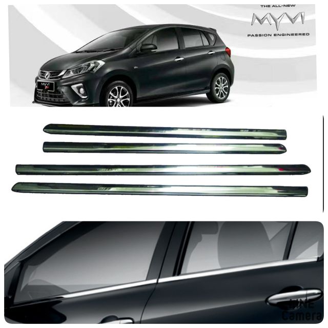 MYVI 2018 DOOR MOULDING CHROME PANEL (4DOOR) Shopee Malaysia