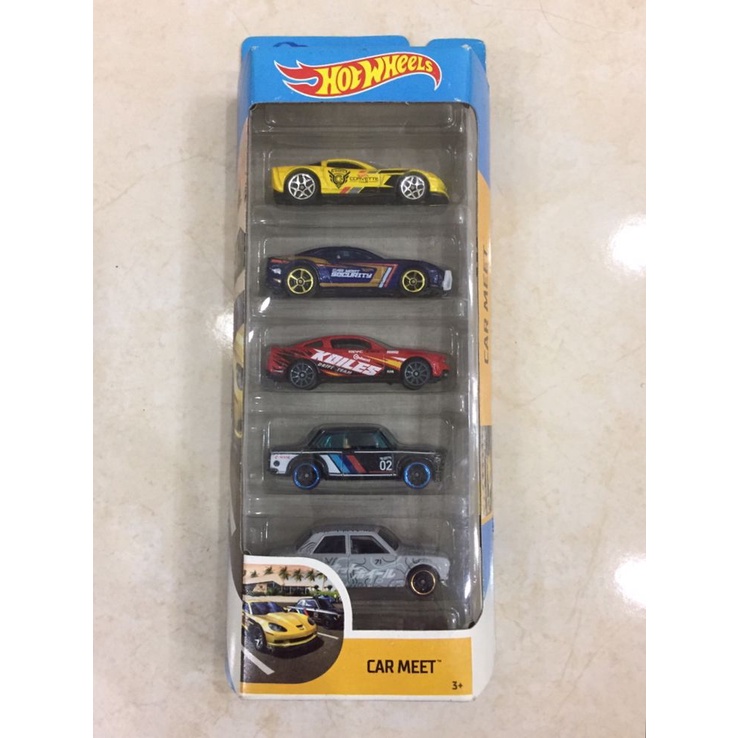 Hot Wheels Car Meet 5 Pack Shopee Malaysia