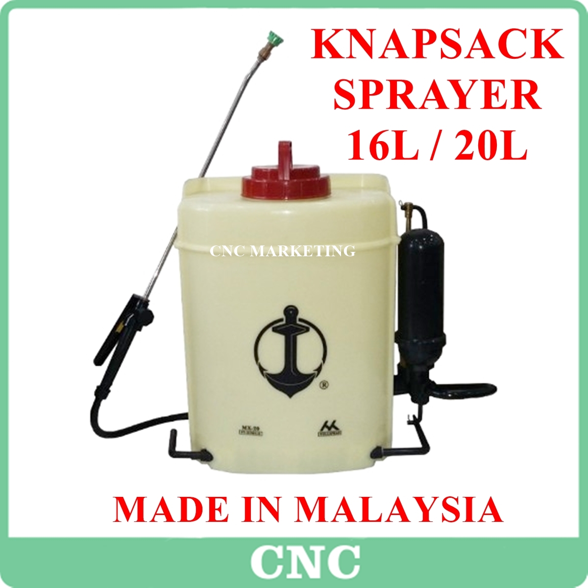 16 / 20 Liter Agricultural Knapsack Sprayer Manual Pam Racun Brand