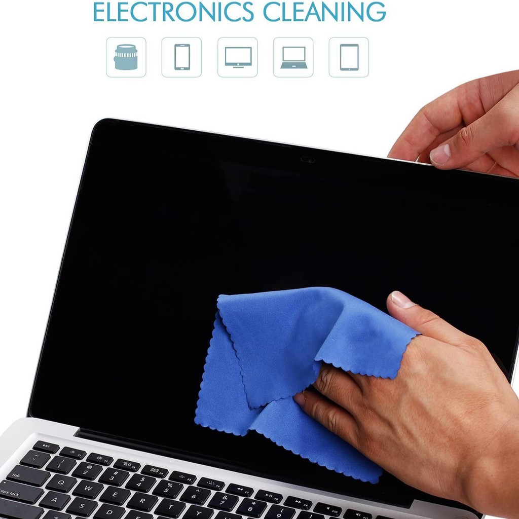 Thick Microfiber Cleaning Cloth for LCD Screens, Eyeglasses, Camera