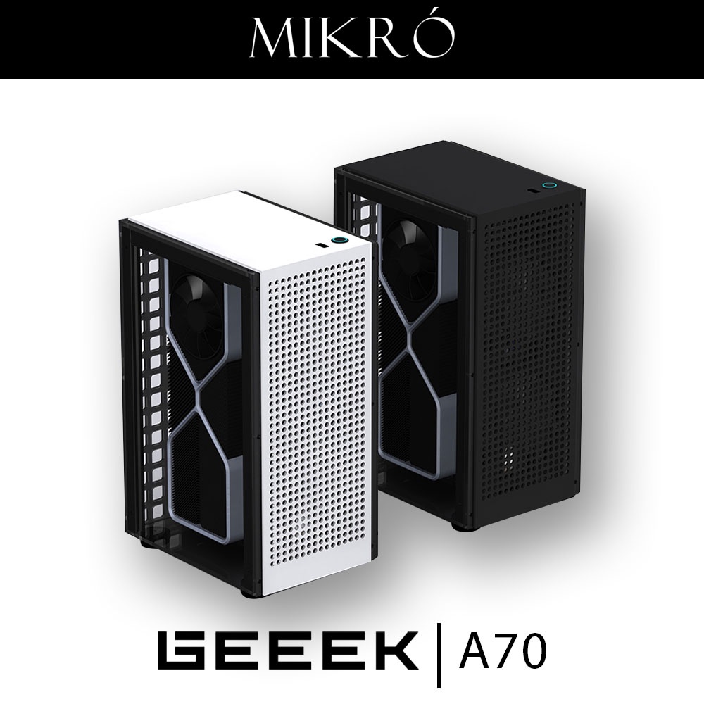 GEEEK A70 WITH PCIE RISER ITX PC CASE / SFF PC/ SMALL PC CASE (10L