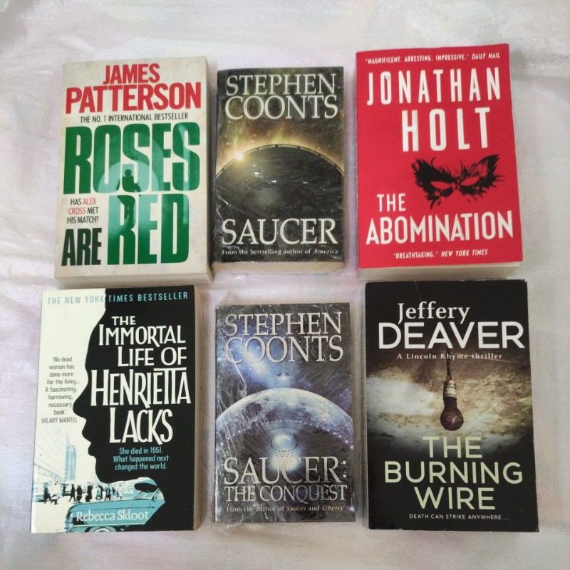 English Novel PreLoved Books Good Condition Fiction Romance Thriller