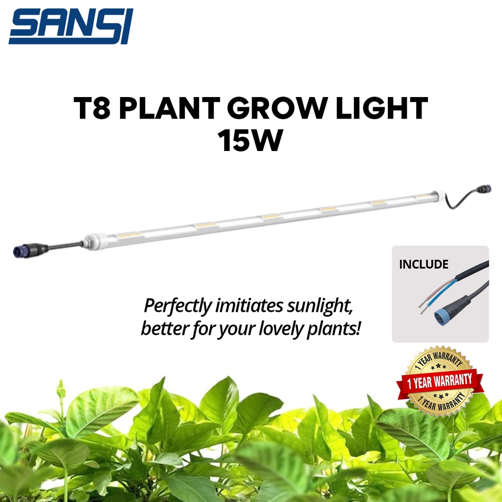 SANSI T8 LED Plant Grow Light Daylight Full Spectrum And Sunlight White