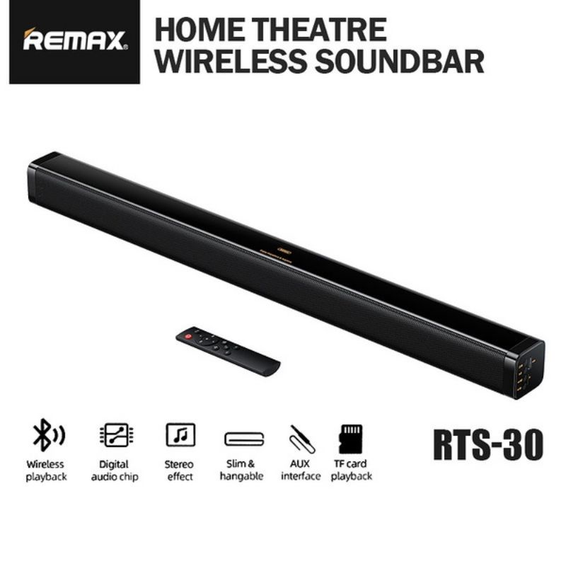 Remax RTS30 Home Theatre Wireless Soundbar ( Wireless Soundbar / Wired