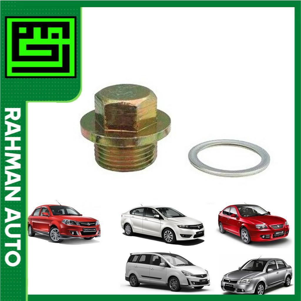 DRAIN PLUG WITH GASKET PROTON GEN2 SAGA BLM FLX EXORA PREVE NEO OIL