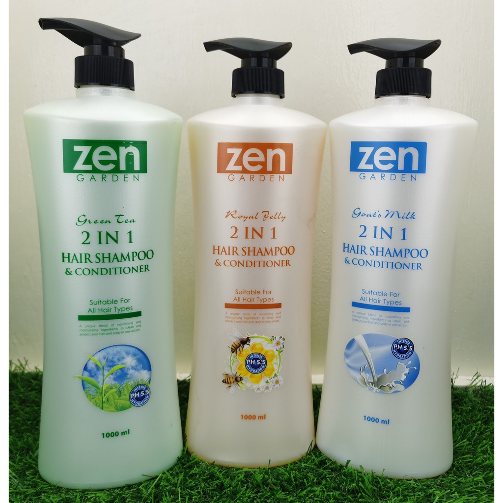 PALING MURAH ZEN GARDEN 2IN1 HAIR SHAMPOO & CONDITIONER 1000ML