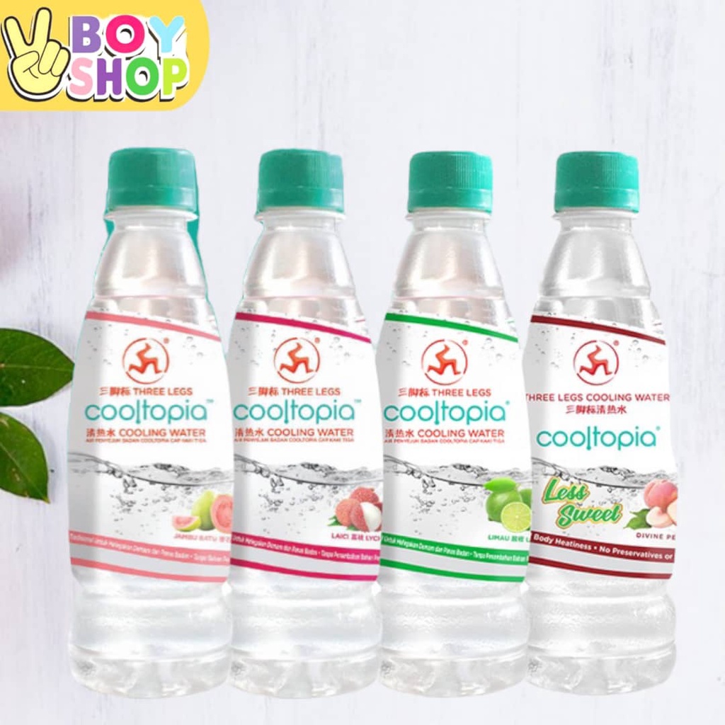 3 Leg Cooltopia Cooling Water Lychee / Guava/ Lime / Peach Shopee
