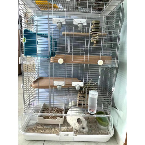Chinchilla / cat / sugar glider bird cage 2nd hand Vision Small Wire Double Height 62*39*87cm
