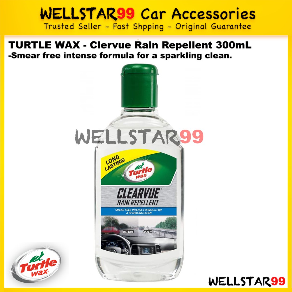 Turtle Wax Clearvue Rain Repellent 300mL Shopee Malaysia
