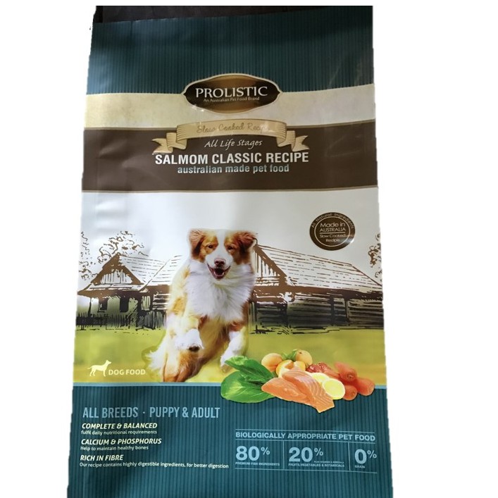 PROLISTIC SALMON CLASSIC RECIPE DOG FOOD 4KG An Australian Pet Food