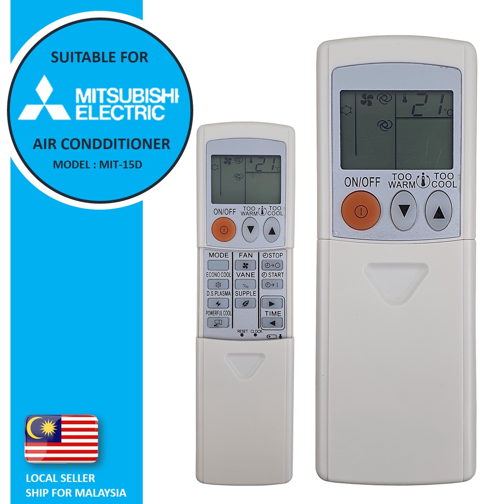 Replacement Mitsubishi Aircond Air Cond Air Conditioner Remote Control