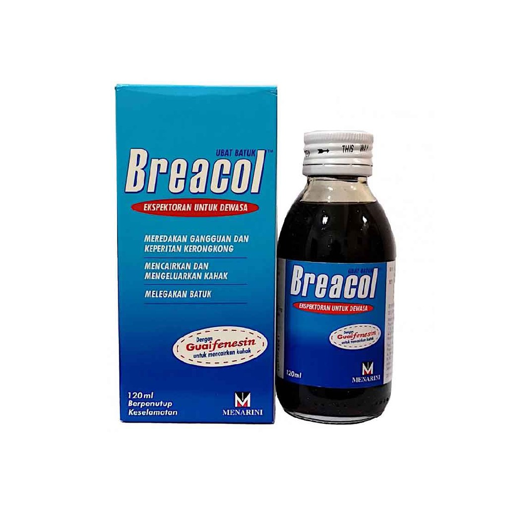 (No Stock) Breacol Cough Syrup For Adult Loosen Phlegm Relieves Cough