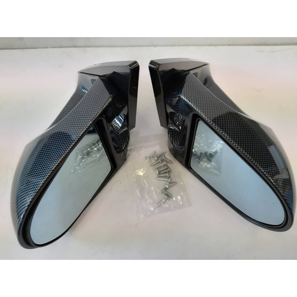 Ganador Side Mirror Carbon Fiber look Carbon Side Mirror Ganador Evo3