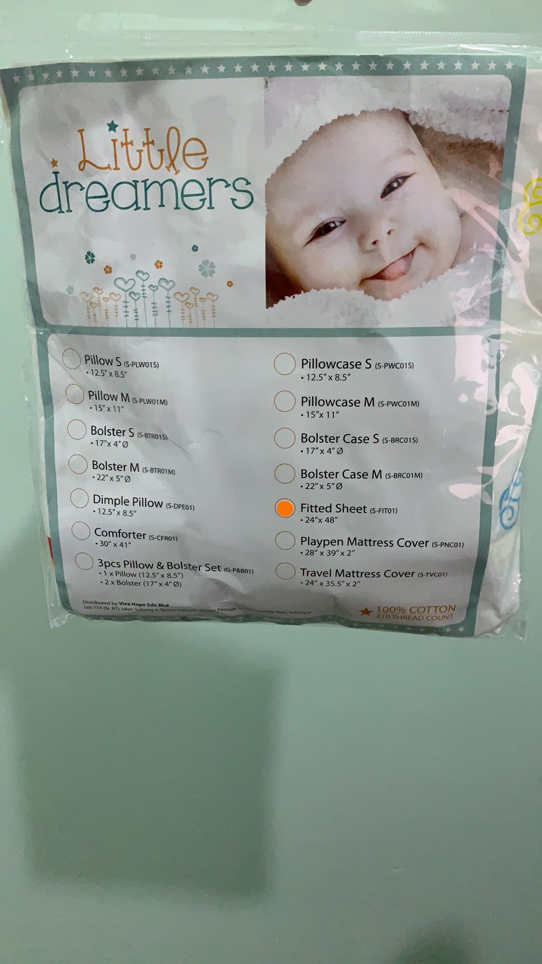 ENQ Baby Mattress Fitted / Cadar Tilam Baby / Bed Cover / Mattress