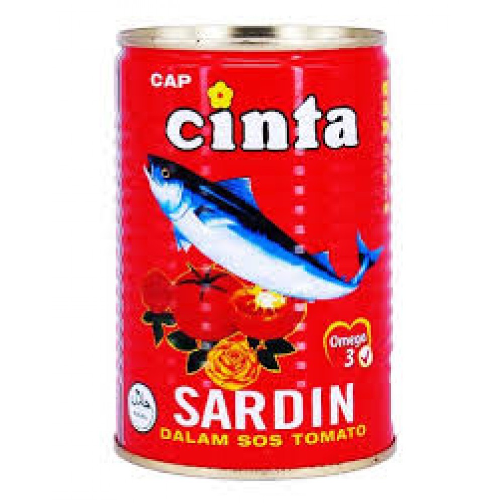 Cinta Brand Sardine in Tomato Sauce 425g Shopee Malaysia