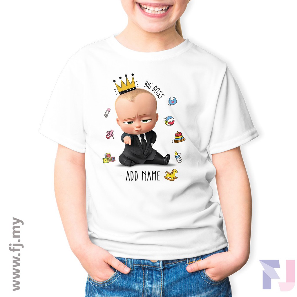 Boss Baby Family Set / Kids / Rompers / TShirt / Custom Shopee Malaysia
